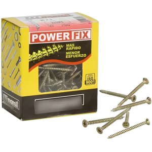 Caja 250 Tornillos Fix Phillips Para Madera 4x60 (20x60)