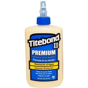 Cola Para Madera Titebond Azul Premium Ii Resistente Al Agua 237 Ml
