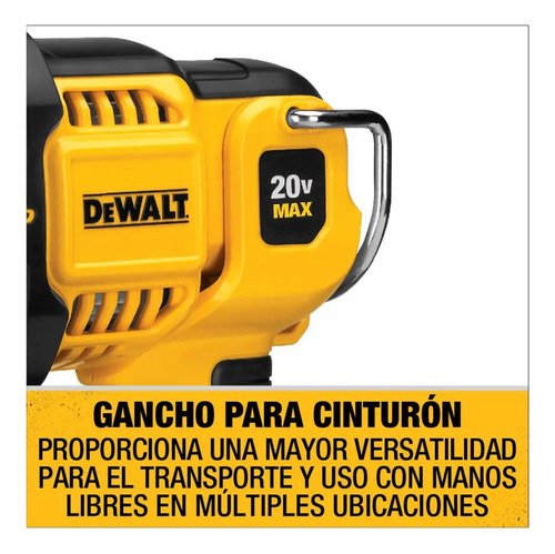 Linterna Dewalt Dcl043 Led Ion Litio 20v Sin Bateria Lintern Amarillo - Imagen 5