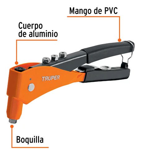 Remachadora 10'', 25 Cm Profesional - Truper 17960 4 - Imagen 4