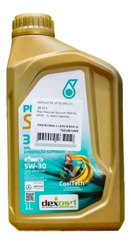 Aceite De Motor Petronas 5w30 Syntium 3000 Xs Para Automóviles, Camionetas Y Suv