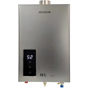Calentador Sensor De 20 Lts Tiro Balanceado-forzado. Plateado Glp