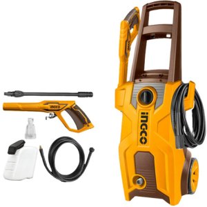 Hidrolavadora 2000w 160bar Motor A Carbones C/autostop Color Amarillo Frecuencia 50 Hz