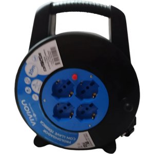 Alargue Conatel 719034 20m 4 Tomas Negro 1.2kw Negro