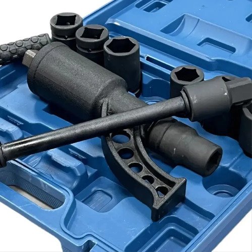 Torque Multiplicador Fuerza Industrial 8 Dados Llave De Tors Azul - Imagen 6