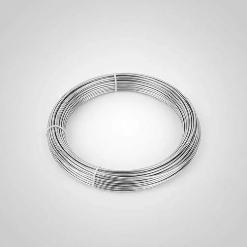 Alambre De Metal Calibre 14 Alambre Galvanizado - 43m Plateado - Imagen 4