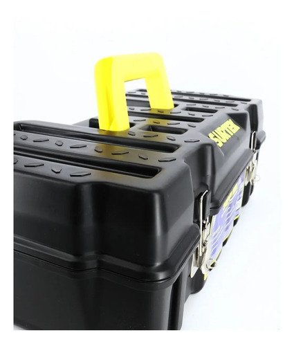 Caja De Herramientas Surtek Cpsc20 De Plástico 27.3cm X 53.3cm X 19cm Negra Negro - Imagen 2