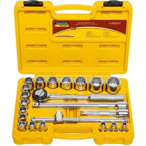 Juego Dados 22 Piezas Encastre 1/2'' Tramontina Master - Fc