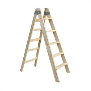 Escalera De Madera 5 Escalones Pintor 1.55mts San José Color Escalones Combinados
