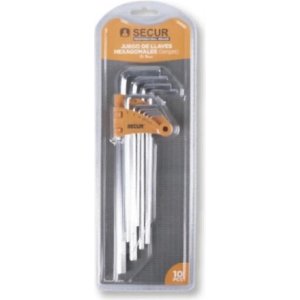 Juego De Llaves Allen Hexagonales Largas - 10 Pcs - T