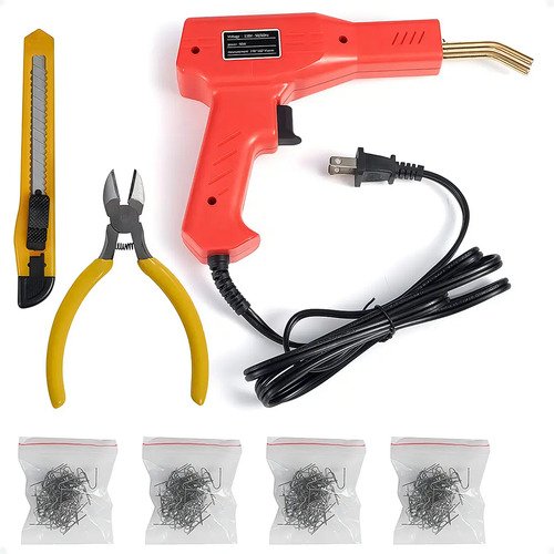Soldadora Plástico Inverter Otec Kit Reparación Parachoques Naranja Claro - Imagen 4