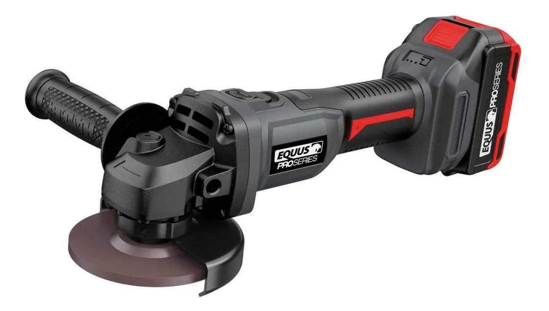 Amoladora Inalámbrica Equus 20v Litio Modelo 7601 Rojo 20v