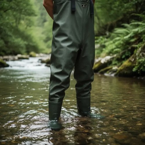 Wader Botas Y Pantalón De Goma Para Pesca -tyt Verde Xxl - Imagen 3