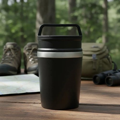 Taza Stanley Travel Con Tapa Para Café Y Agua, 236 Ml, Color Negro - Imagen 5