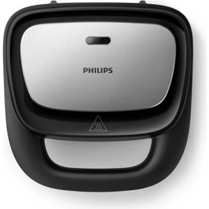 Sandwichera Philips 3 En 1 Paninis Waffles Y Sándwiches Color Gris