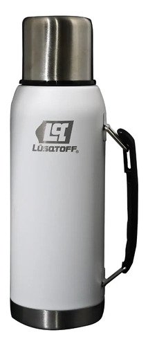 Termo 1 Litro Acero Inoxidable Lusqtoff Frio Y Calor Tl1-9 Blanco