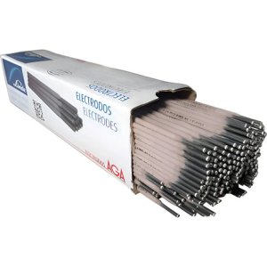 Electrodo Aga Caja 5kg 2,5mm E6013 Punta Roja Amarillo
