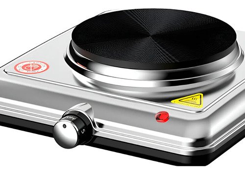 Anafe Portatil De Mesa Eléctrico Rotel 1 Disco 155mm 1000w Color Gris