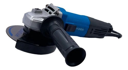 Amoladora Angular Hyundai 1050w 115mm Hyag1050 G P Color Azul Frecuencia 50hz