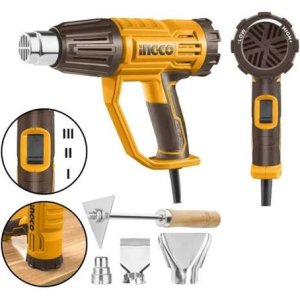 Pistola De Calor 2000w C Set De Boquillas Hg200047 Ingco Amarillo