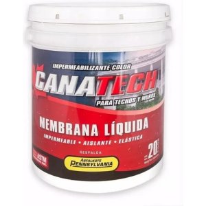 Membrana Liquida Canatech 20kgs + Bandeja + Rodillo + Pincel