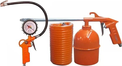 Compresor De Aire Eléctrico Portátil Lüsqtoff Lc-2025bk 25l 2hp Naranja 50 Hz Monofásica - Imagen 3