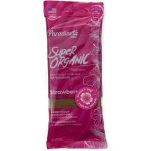 Perfumador Auto Y Ambientes Bloque Paradise Air Hecho En Usa Color Rosa Fragancia Frutilla