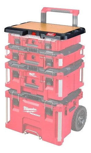 Milwaukee Packout Mesa De Trabajo Base De Madera 48-22-8488 Negro - Imagen 6
