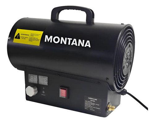Cañon Calefactor A Gas 100000 Btu Con Valvula Negro