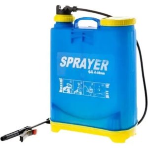 Fumigador Mochila A Presión Parnassa 16l R16l Manual Con Boquilla Azul