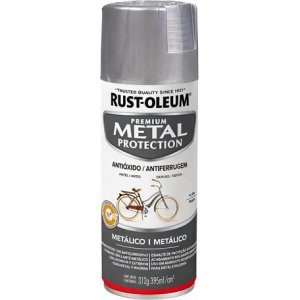 Pintura Esmalte Anticorrosivo Metálico En Aerosol Metal 312g Plata Metálico