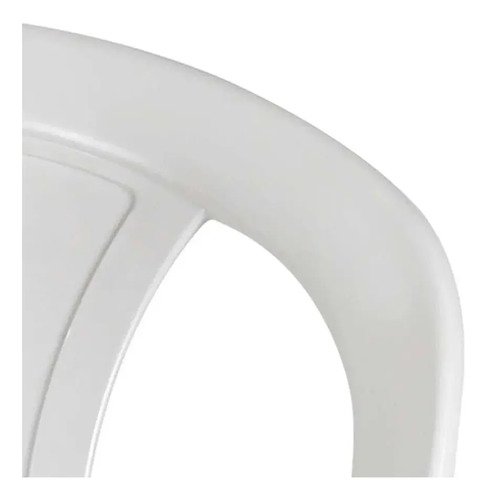 Silla De Plástico Bistró Mor Sin Apoya Brazos Blanca 140kg K Blanco - Imagen 4