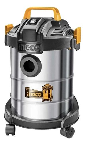 Aspiradora Ingco Acero Inox Seco Humedo - Tyt Plateado