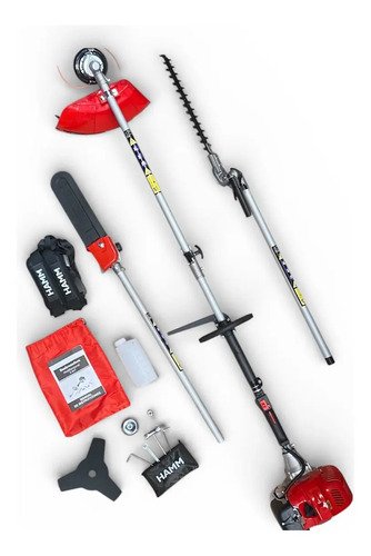 Desmalezadora Motosierra Multifuncion Haam 4 En 1 32,6cc