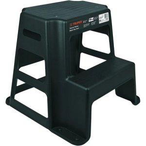 Escalera Escaleras Taburete Plastico Truper Tabu-2 Negro