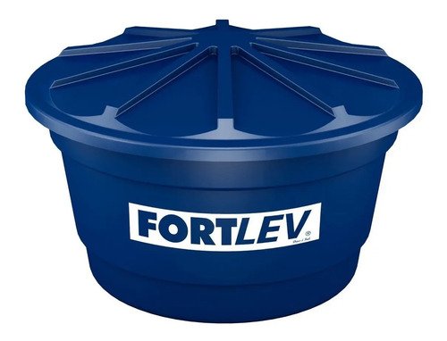Tanque De Agua Fortlev 310l Polietileno Vertical Azul Protección Uv - Imagen 2