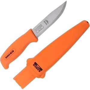 Cuchillo Bahco 1446 Caza Pesca Camping Electricidad Con Fund Naranja