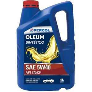 Aceite Fercol Oleum Sintetico 5w-40 Multigrado 4lt