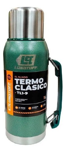 Termo 1 Litro Acero Inoxidable Lusqtoff Frio Y Calor Tl1-9 Verde