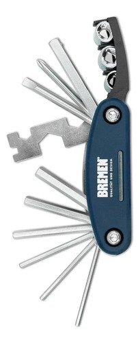 Llave Multifunción 15 En 1 Bremen Azul