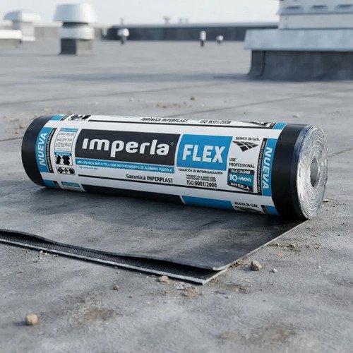 Membrana Asfáltica Imperlaflex 40k Plateado
