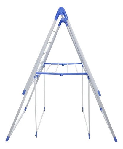 Tendedero Para Ropa De Pie Plegable Tender Acero Inoxidable Color Blanco - Imagen 3