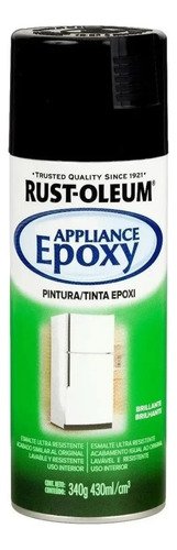Pintura Aerosol Rust Oleum Epoxi Blanco Brillante 340gr Negro Inox