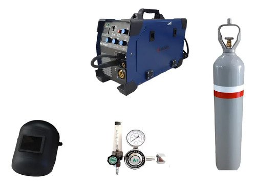 Soldadora Mig 200a Mig - Tig - Mma Electrodo Alandwelding Azul