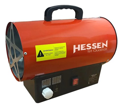 Cañon De Calor A Gas 60.000 Btu Hessen Estufa Calefactor Rojo