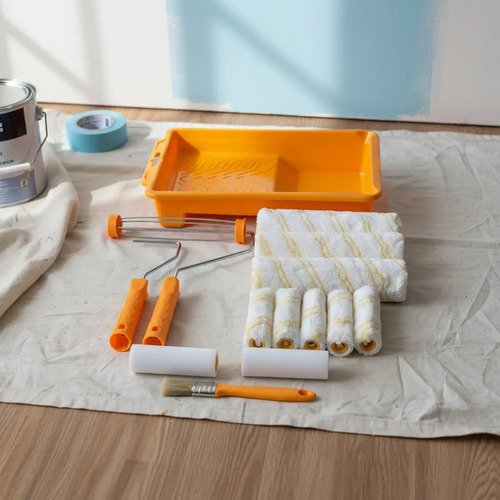 Set Kit Rodillo Pintura + Bandeja 14 En 1 Ingco Hktcb862302 - Imagen 5