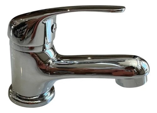 Grifería Monocomando Baño Lavatorio Dmc Capri Metal Gris Cerámico Cromado - Imagen 2