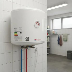Termotanque Calefón Acero Inox Pacific 30 Litros Blanco