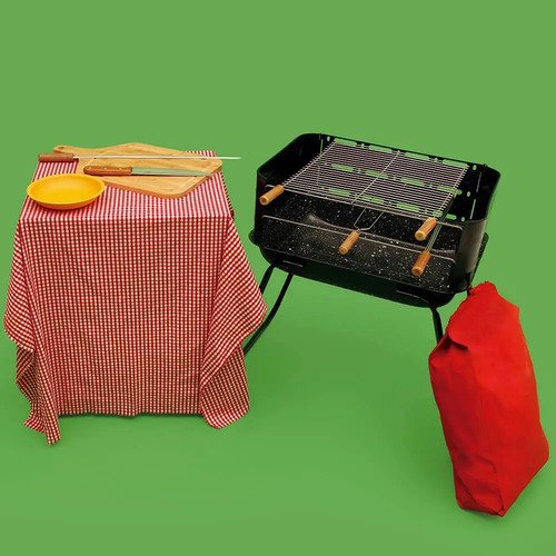 Parrilla Para Barbacoa Arizona Mor Con Lavabo Esmaltado - 3026 Negro/blanco - Imagen 10
