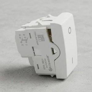 Módulo Interruptor Pulsador Bipolar Conatel Presta Blanco 10 A 220v